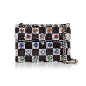 KURT GEIGER LONDON Mini Kensington Embellished Sequin Shoulder Bag